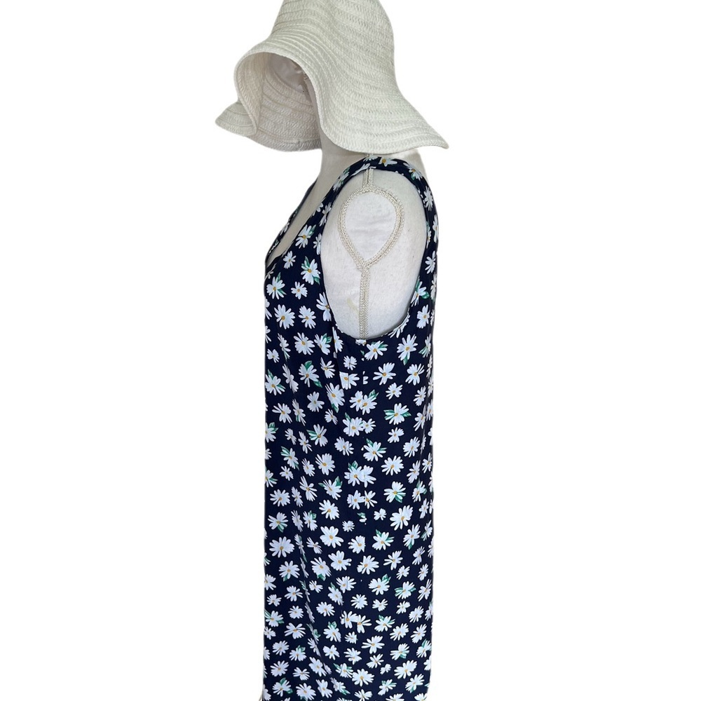 NWT Old Navy Floral Print V Neck Shift Dress Size Medium Tall - Picture 4 of 9